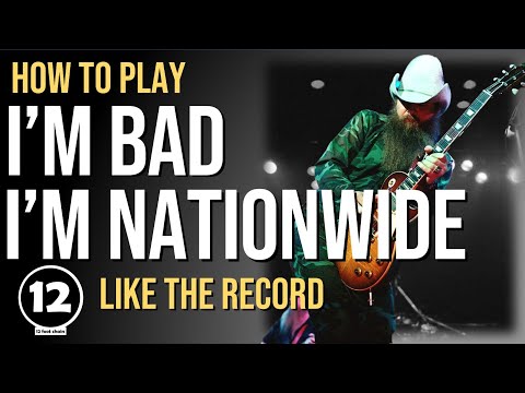 I'm Bad, I'm Nationwide - ZZ Top | Guitar Lesson