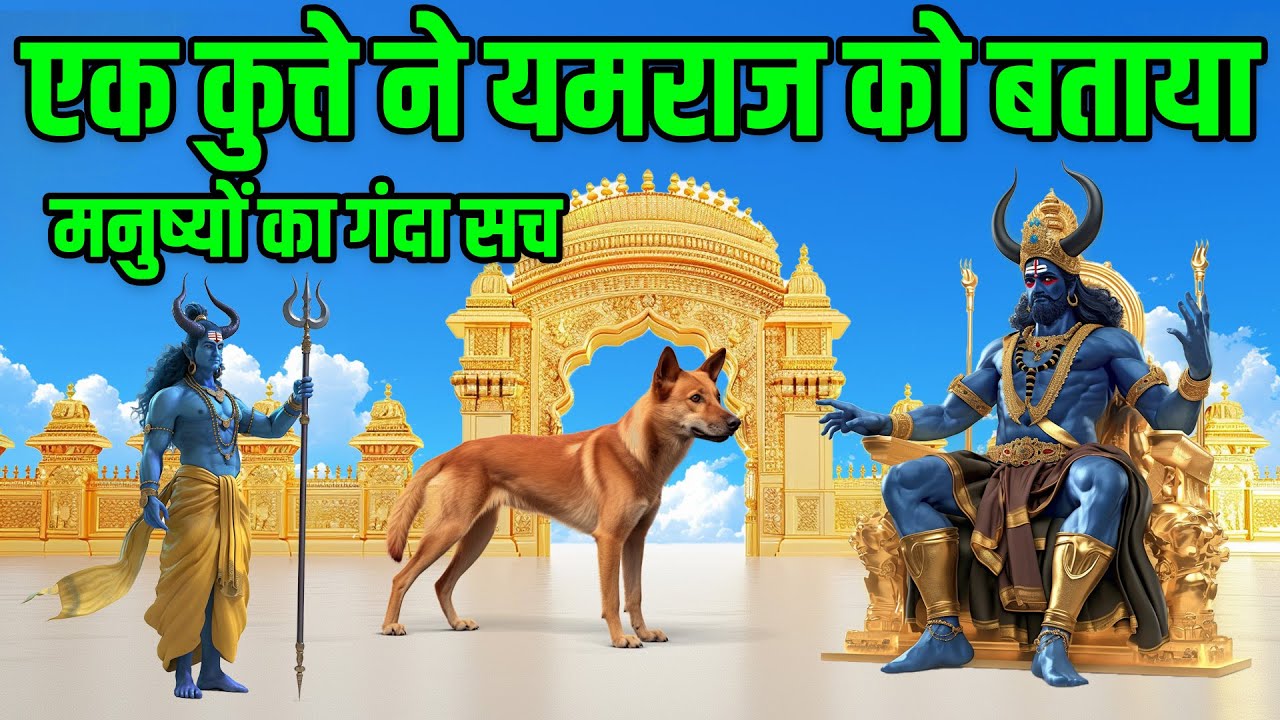 कुत्ते ने यमराज को बताई मनुष्य जीवन की सच्चाई