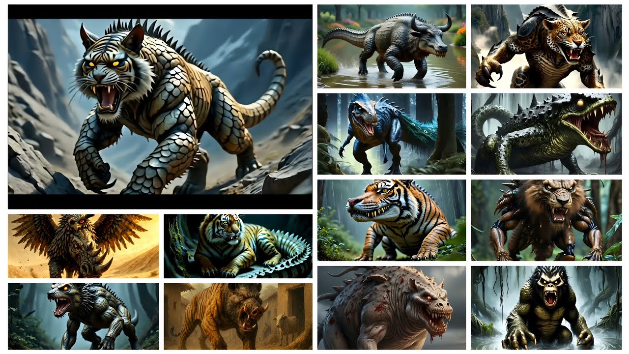 Meet the Amazing Hybrid Animals: The Weirdest Crossbreeds! #hybridanimals #ai #viralvideos