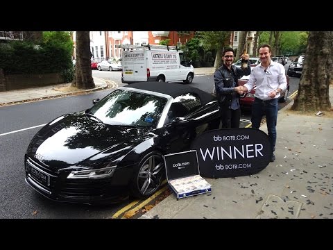 Winner! Week 33 2015 - Audi R8 V10 + £10,000 Cash! Win Your Dream Car!