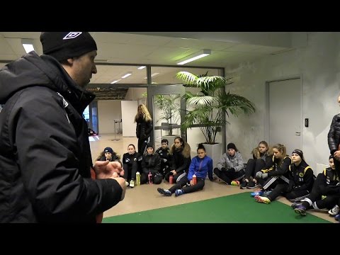 Camp Elfsborg Flickakademin. Träning Borås Arena 2017-03-06. #ElfsborgFlickA