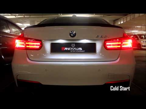BMW F30 320i ED with REMUS cat-back exhaust