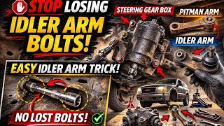 STOP Losing Idler Arm Bolts! GMC Jimmy Steering Box & Pitman Arm Removal (1995–2005 4.3L)