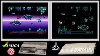 A500 vs Atari ST : ARMALYTE (Side by side comparison)