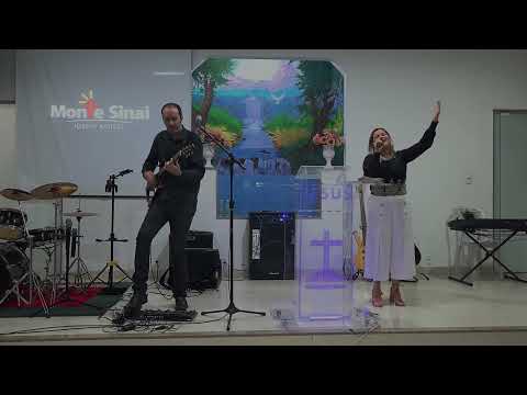 DUETO CANTARES (WELLINSON & IVÂNIA) no MÊS DA FAMÍLIA 2023 (DOMINGO) - I. B. MONTE SINAI!!!
