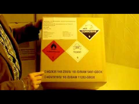 Verpackungsgruppen X/I,II,III Y/II,III  Z/III