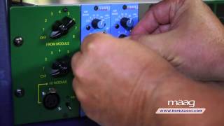 Demo of the Maag EQ2 500 Series Equalizer w/AIR BAND® - RSPE Audio