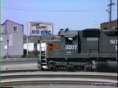 Classic Railroad Series 987 - SP 1985, Last Run of The Commute Suburban Coaches Part 1 of 3.
