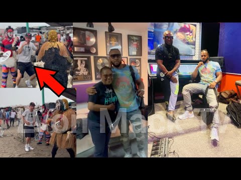 Oyibo Spotted Dancing With Igbo Masquerade || Flavour Storm New York City