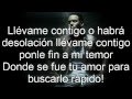Romeo Santos Llevame contigo Lyrics 