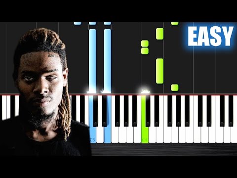 Fetty Wap - Trap Queen - EASY Piano Tutorial by PlutaX