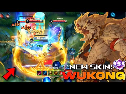 ‎ANOMAN WUKONG NEW SKIN IS FINALLY HERE!! AND ITS CHEAP!!😱 - TOP 1 WUKONG BUILD | HOK