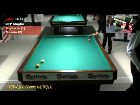 MASCIA vs MIGLIETTA - Ultime fasi di gioco 3^PROVA BTP 2016 MAGLIE