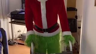 Mr Grinch hurt after the Busta Rhymes challenge