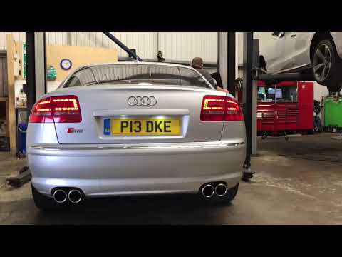 Audi S8 5.2 V10 D3 - Milltek Non-Res exhaust sound