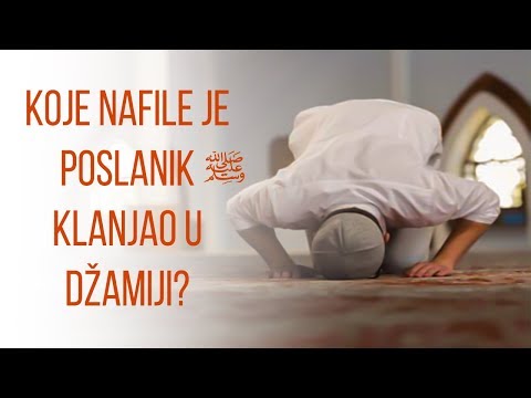 KOJE NAFILE JE POSLANIK ﷺ KLANJAO U DŽAMIJI - Muhidin Halilović, prof. ᴴᴰ┇Poziv na pravi put
