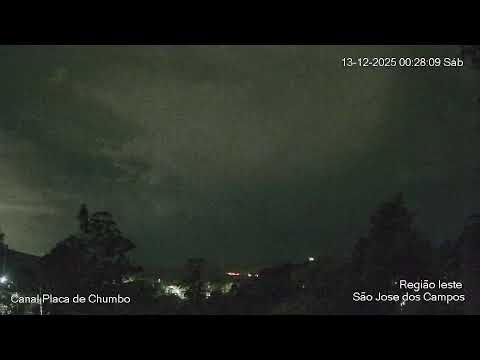 Céu de São José dos Campos.. Carvalho Pinto... Ayrton Senna.(sempre com chuvas ao vivo e meteoros)