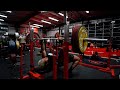 Benching His Max Squat - Natty Power - Getting Shredded Again