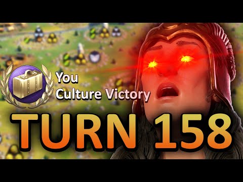 I Won An INSANE Culture Victory in 158 Turns By Only Building Kurgans On DEITY - Civ 6 Scythia