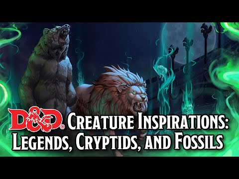 Learn Tips & Tricks from RPG Professionals When Creating Monsters From Legends, Cryptids, & Fossils!