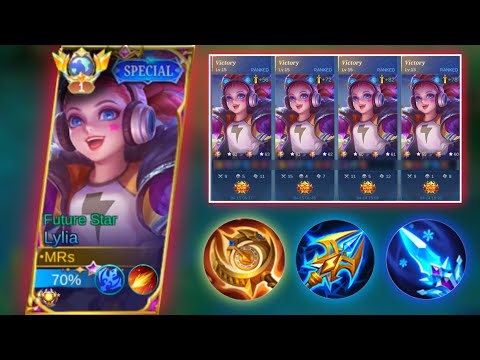SOLO RANK EASY USE THIS BUILD!! | BEST BUILD LYLIA 2023 - Lylia Gameplay