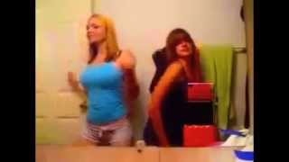 Teen Bathroom Sexy Dance (Blue Shirt Girl Focus Edition)