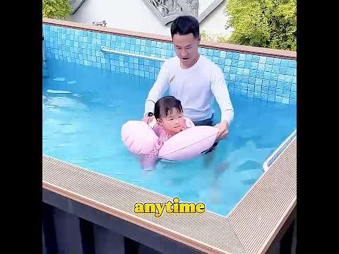 This boy actually built a car that you can swim inside of! 🏊‍♂️🚗💦#shorts #funny #fyp #usa #cute