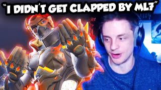 I didn't get clapped by mL7... yeah buddy you did w/ reactions | Overwatch 2