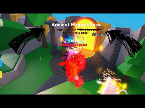 Ninja Legends Roblox: How to find Ancient Magma Boss without being a Ninja Legend!!