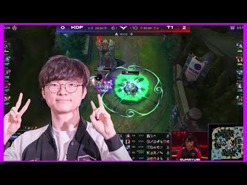 Faker Hard Outplays KDF Kiin!