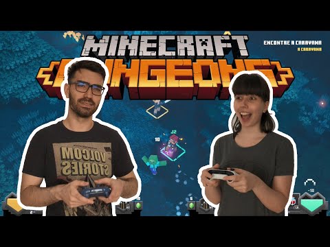 Testando Minecraft Dungeons - Co-op local