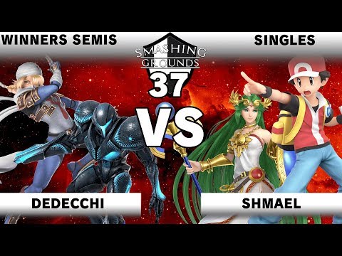 Smashing Grounds 37 - Winners SF Shmael (Pokemon Trainer, Paluteena) v Dedecchi (Dark Samus, Sheik)
