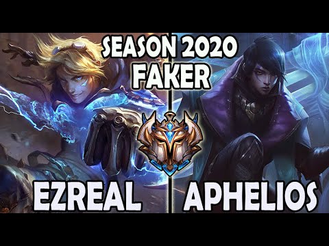 Faker Ezreal vs Aphelios ADC - Lol Challenger Korea