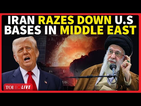 'World War III...?': Iran BOMBARDS U.S. Bases In Mideast As War With Israel Attacks | US News Live