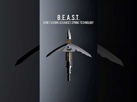 World’s Deadliest Broadhead 🤯 How BEAST’S work & function #beastbroadheads #archery #animation