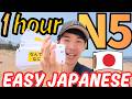 1 Hour Easy Japanese Listening Learn N5 Grammar Naturally