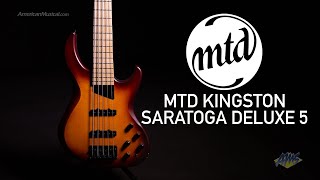 Video thumbnail for MTD Kingston Saratoga Deluxe 5-String Bass Guitar - Vintage J-Bass to Modern Tones by American Musical Supply