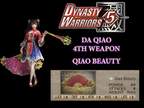 ☘ [Dynasty Warriors 5 - 真・三國無双4] Da Qiao - How To Obtain 4th Weapon (大喬) - Nemuless❀
