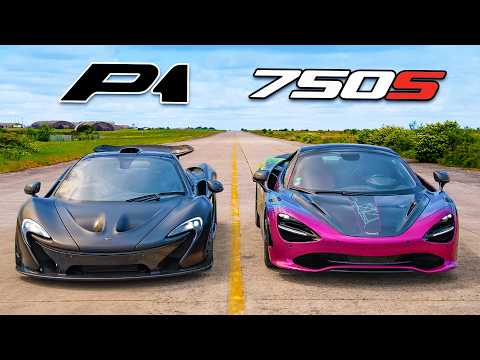맥라렌 P1 vs 맥라렌 750S - 드래그 레이스!