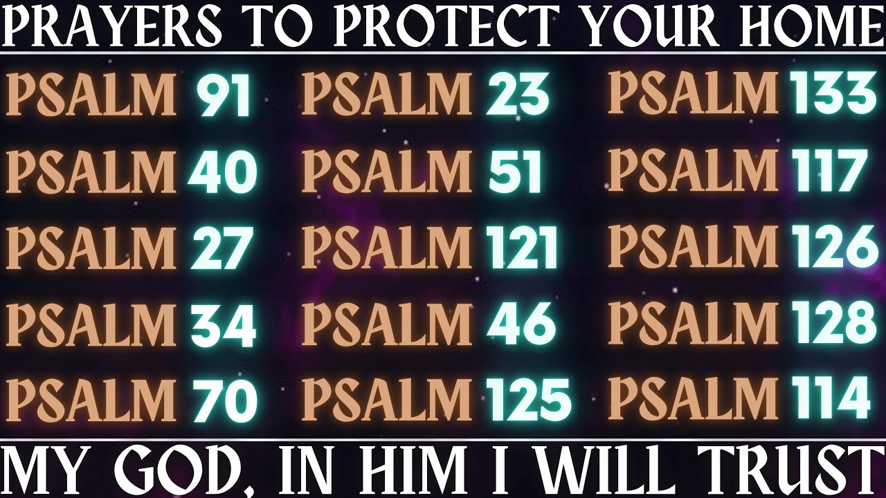 PRAYERS TO PROTECT YOUR HOME - My God, In Him I Will Trust ( Prayers of Faith )