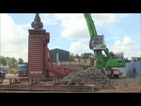 Scrap handler: 830 material handling machine e-series at con...