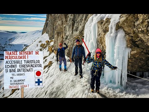 ⛔️Brâna Caraiman iarna – Traseu INTERZIS ❌️? Am reușit să-l facem, nu RECOMANDĂM pe timp de iarnă !