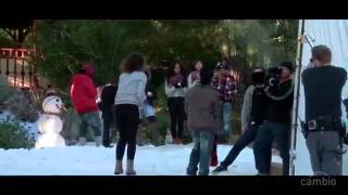 Mindless Behavior Behind the Scenes of Christmas With My Girl Video.