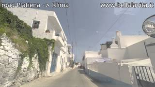 preview picture of video 'Milos 2014 - road from Platiena beach to Klima'