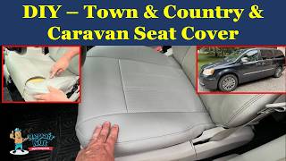 How to Replace Lower Seat Cover Chrysler Town & Country, Dodge Grand Caravan. 2008 - 2020 Easy DIY