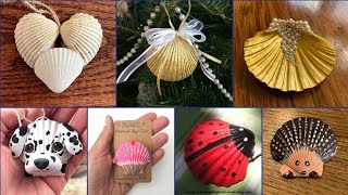 Most beautiful and elegant seashell craft ideas #diy#christmas #artandcraft #trending #craftideas