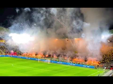 Ultras Nantes at home with a massive pyroshow | Nantes - Qarabag 2-1 | 27/10/2022