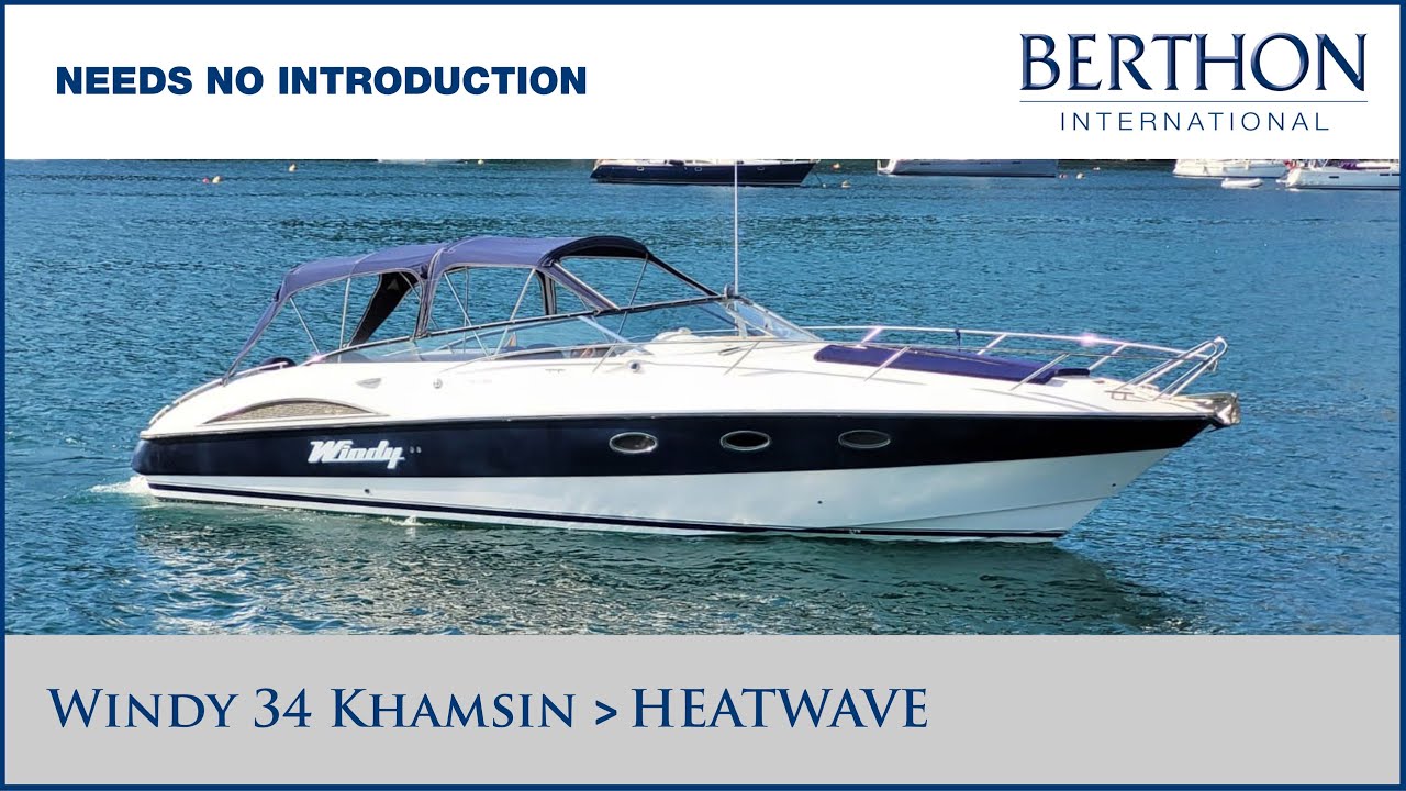 Windy 34 Khamsin “HEATWAVE” Yacht for Sale | Needs No Introduction | Tour with Hugh Rayner