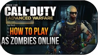 Call of Duty Advanced Warfare UNLOCK RARE Zombie Skin in Multiplayer (COD Advanced Warfare Zombies)