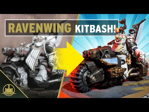 Warhammer 40K Primaris Ravenwing Apothecary kitbash!